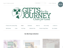Tablet Screenshot of giftsforthejourney.com